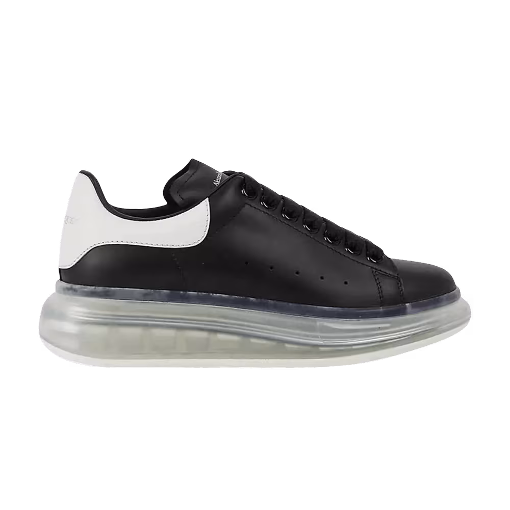 Alexander McQueen Oversized Sneaker Clear Sole - Black White