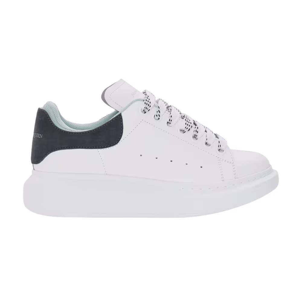 Alexander McQueen Women's Oversized Sneaker White Anthracite Mint