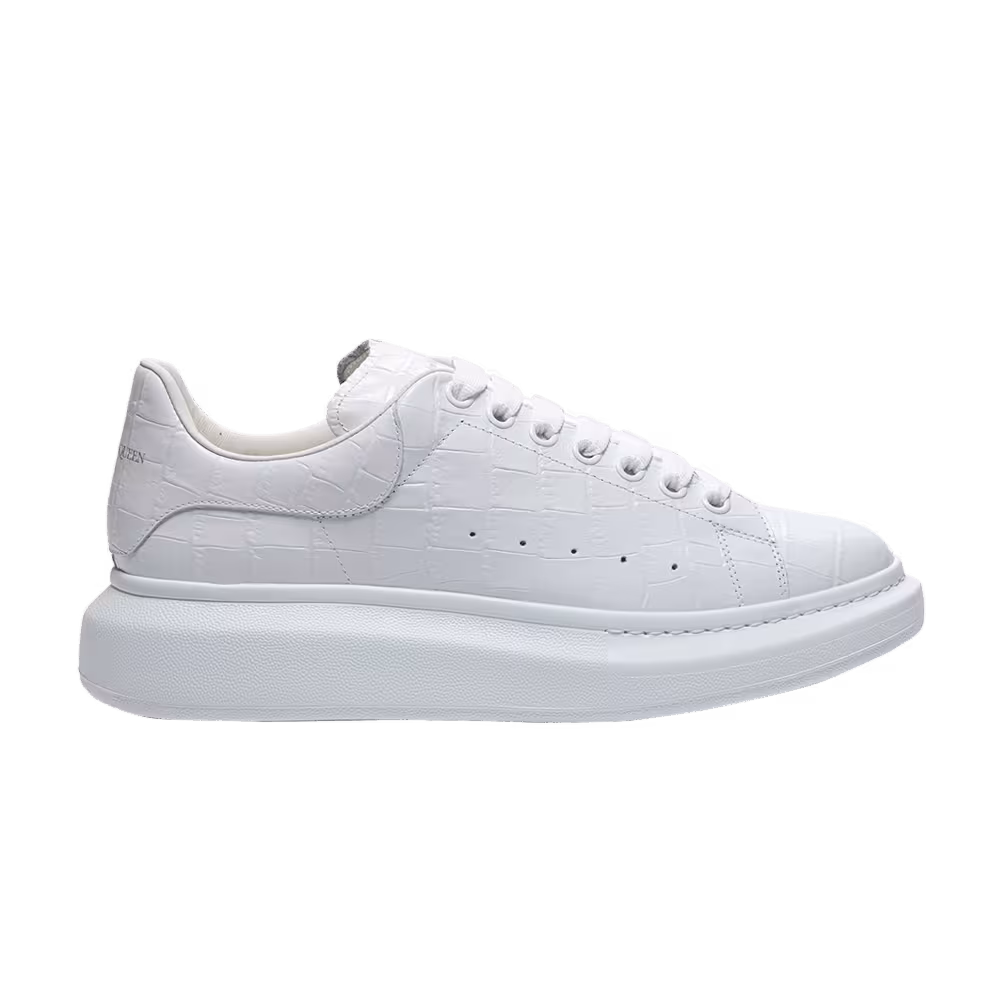 Alexander McQueen Oversized Sneaker Croc White