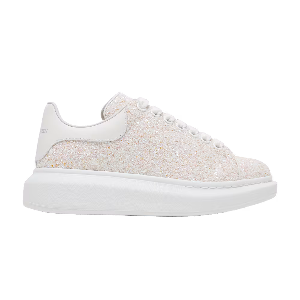 Alexander McQueen Women's Oversized Sneaker Pink Glitter