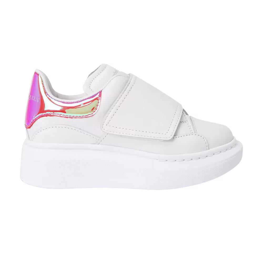 Alexander McQueen Oversized Sneaker Kids White Hologram