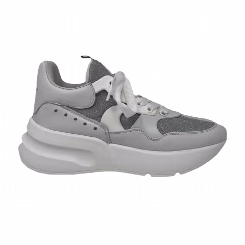 Alexander McQueen Oversized Runner 'White Silver'