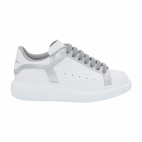 Alexander McQueen Oversized Sneaker 'White Silver'