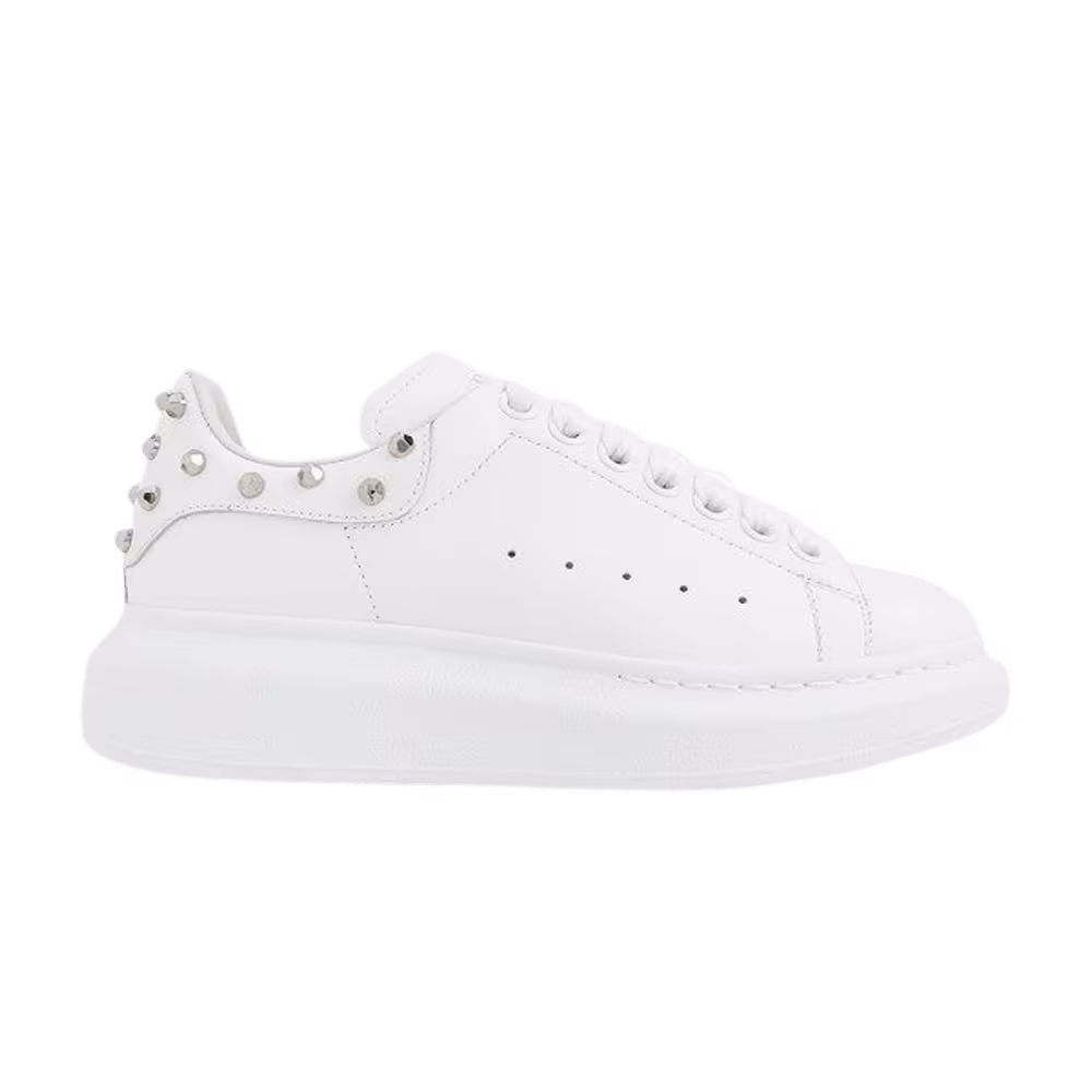 Alexander McQueen Women's Oversized Studded Sneaker White