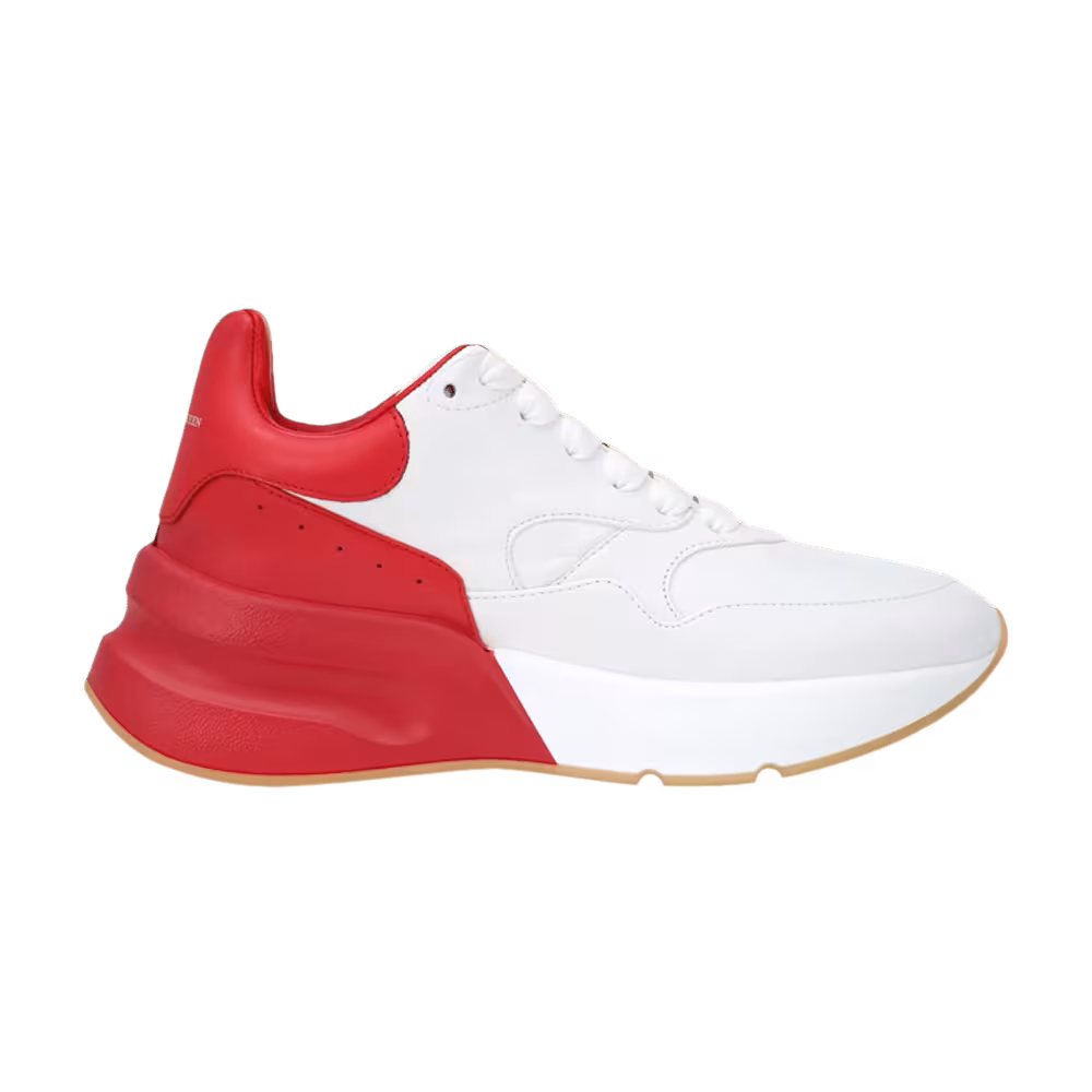 Alexander McQueen Women's Oversized Runner White Red