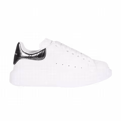 Alexander McQueen Wmns Oversized Sneaker 'Anthracite Crocodile'
