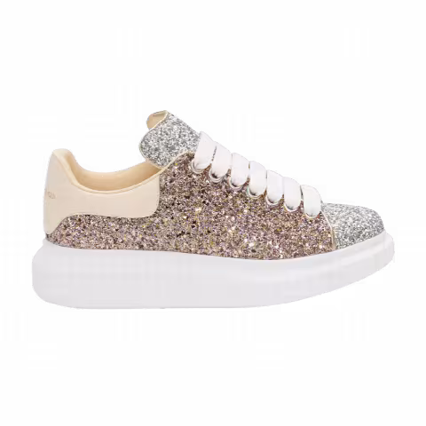 Alexander McQueen Wmns Oversized Sneaker 'Galaxy Glitter - Candy'