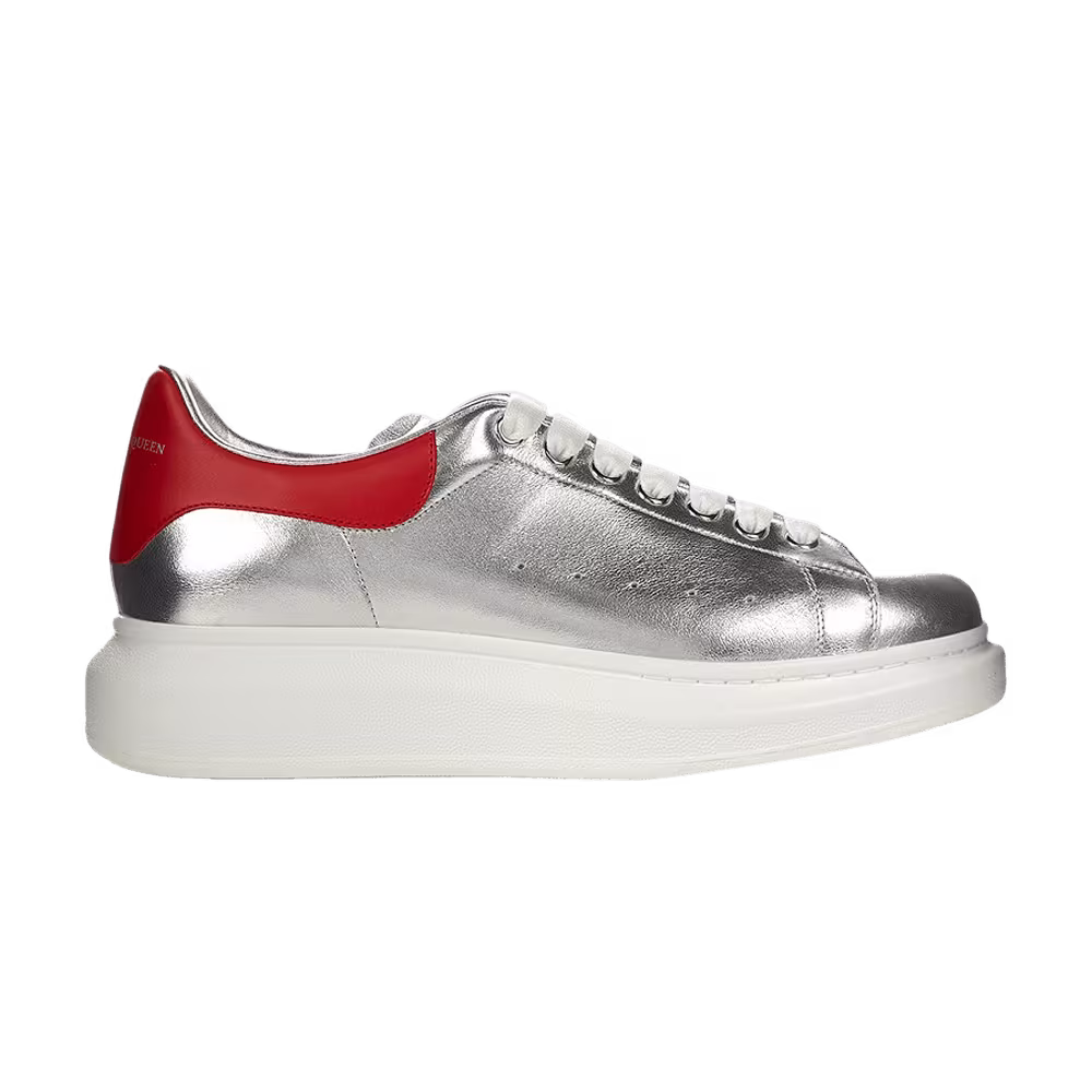 Alexander McQueen Oversized Sneaker Silver Coccinelle
