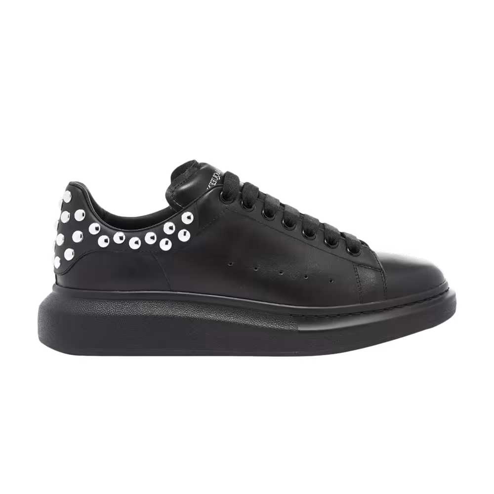 Alexander McQueen Oversized Sneaker Studded Heel - Black