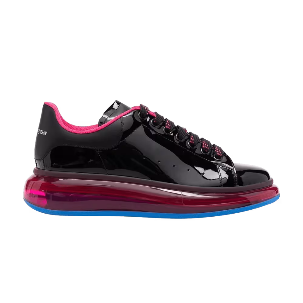 Alexander McQueen Oversized Sneaker Transparent Sole - Black Pink