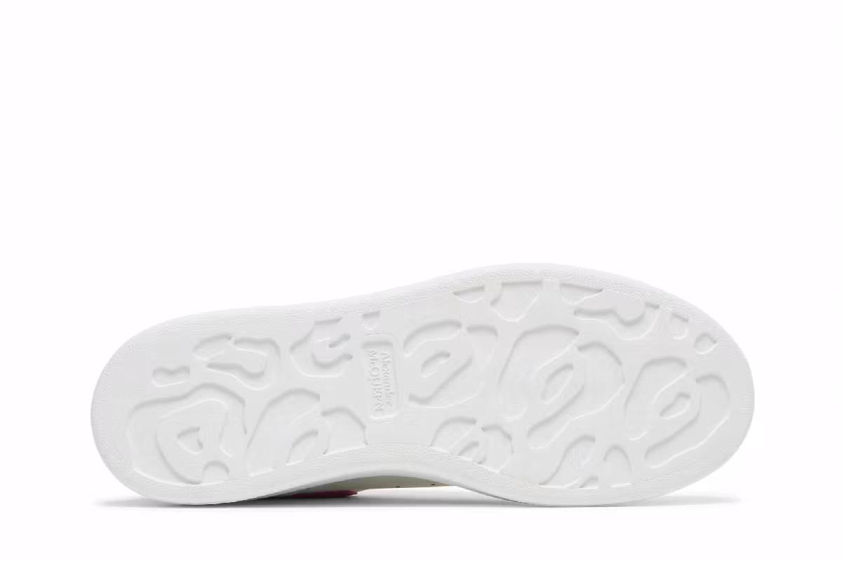 Alexander McQueen Women's Oversized Sneaker White Hot Pink, view 5
