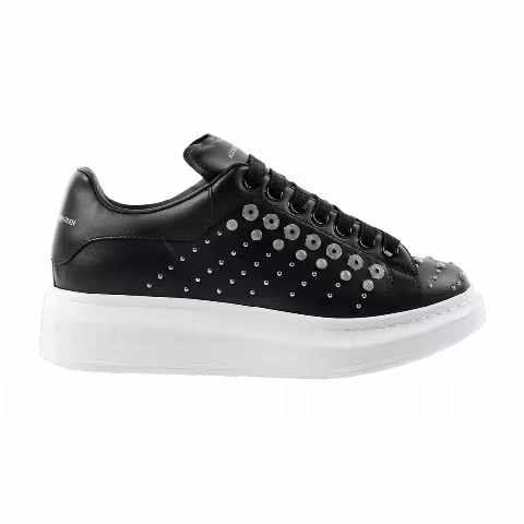 Alexander McQueen Wmns Oversized Sneaker 'Black Studded'