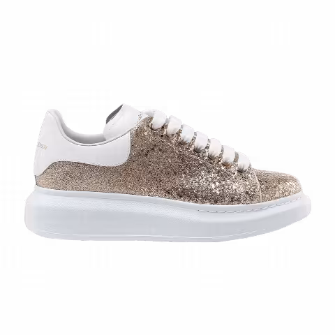 Alexander McQueen Wmns Oversized Sneaker 'Sand Glitter'