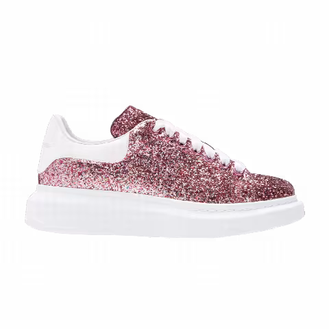 Alexander McQueen Wmns Oversized Sneaker 'Rose Glitter'