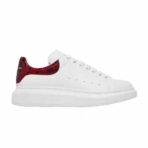 Alexander McQueen Oversized Sneaker 'White Red Python'