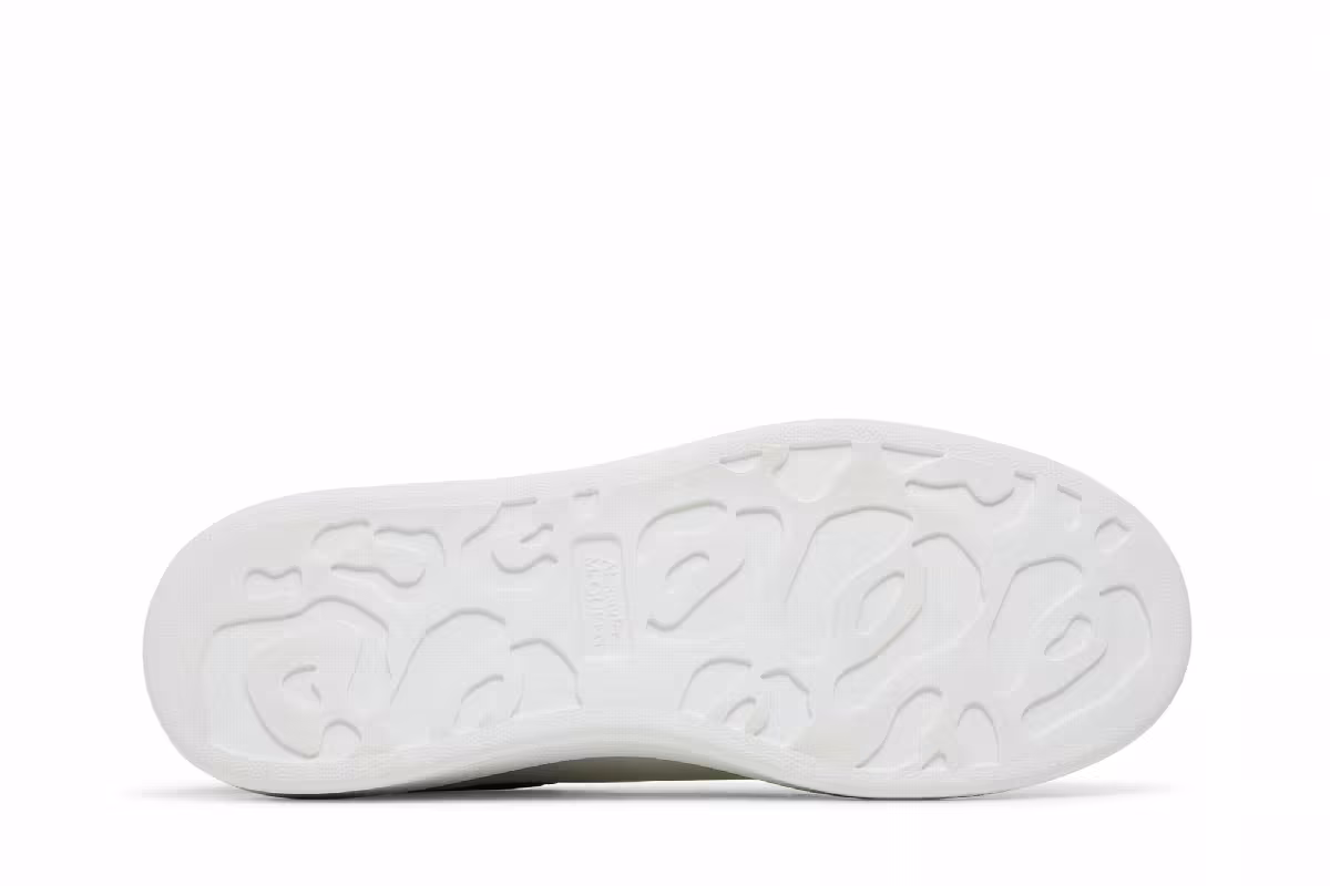 Alexander McQueen Oversized Sneaker White Red Python, view 5