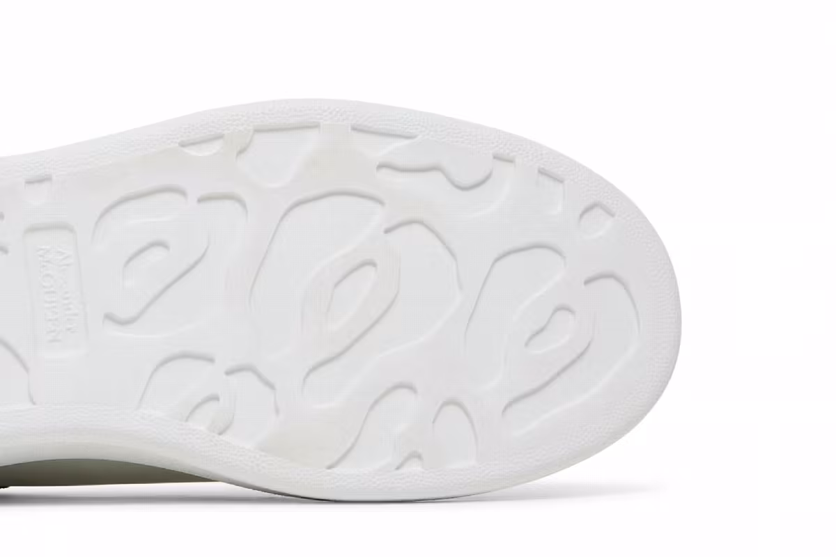 Alexander McQueen Oversized Sneaker White Red Python, view 6