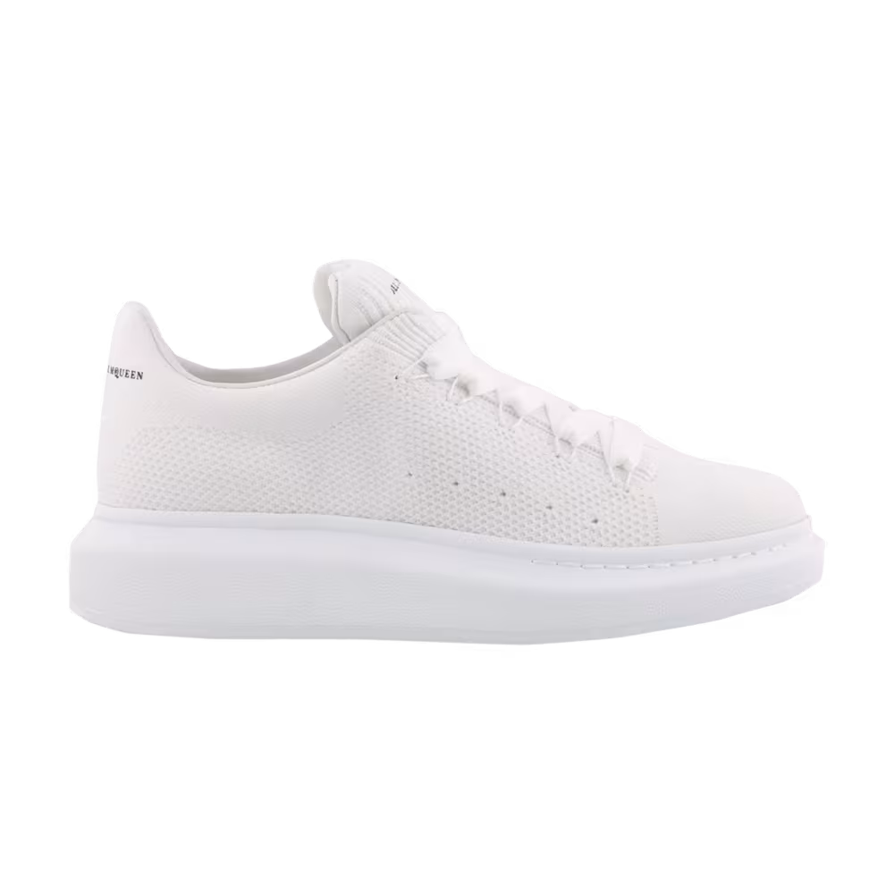 Alexander McQueen Oversized Knitted Sneaker White