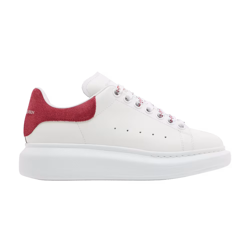 Alexander McQueen Women's Oversized Sneaker White Cherry