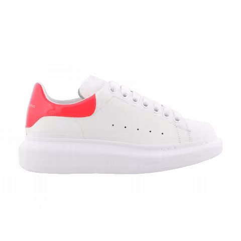 Alexander McQueen Wmns Oversized Sneaker 'White Fluo Coral'