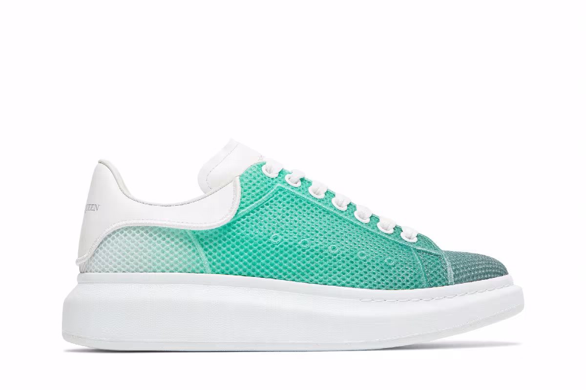 Alexander McQueen Oversized Sneaker Green, view 2