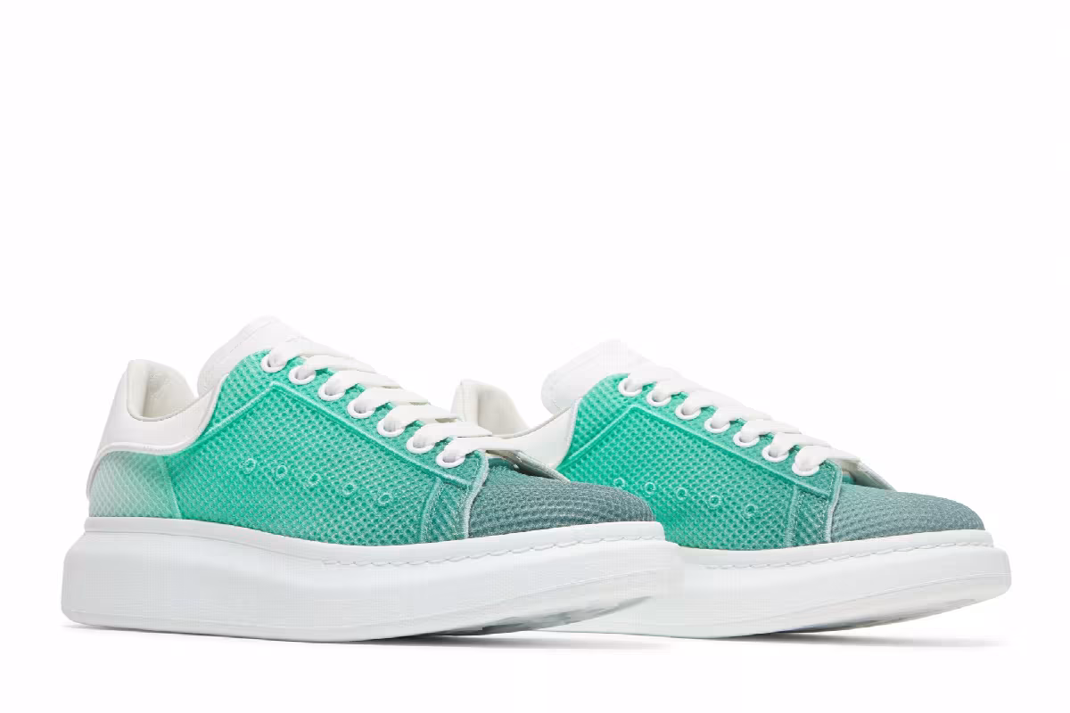 Alexander McQueen Oversized Sneaker Green, view 9