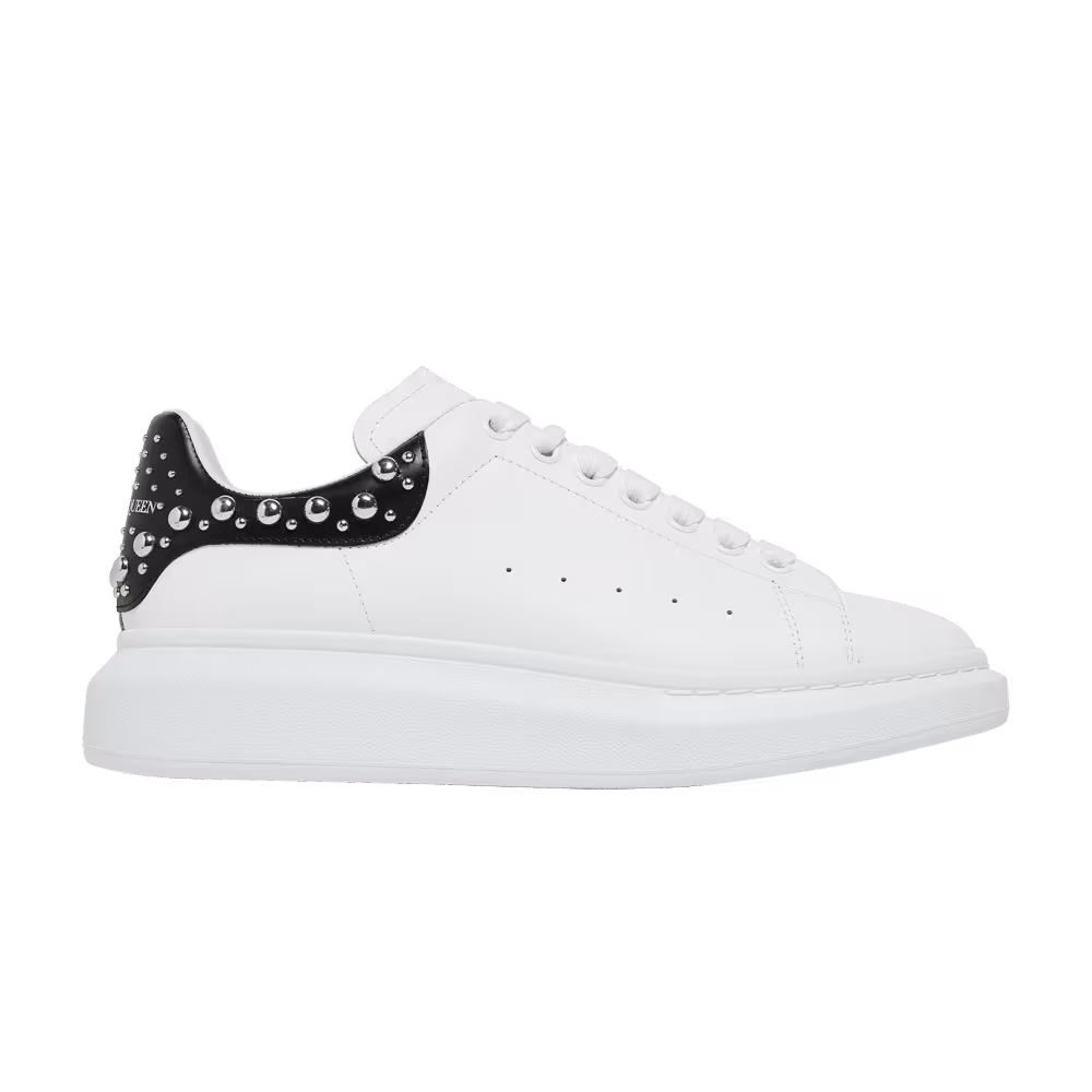 Alexander McQueen Oversized Sneaker White Black Studded