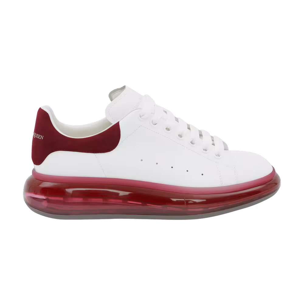 Alexander McQueen Oversized Sneaker White Burgundy