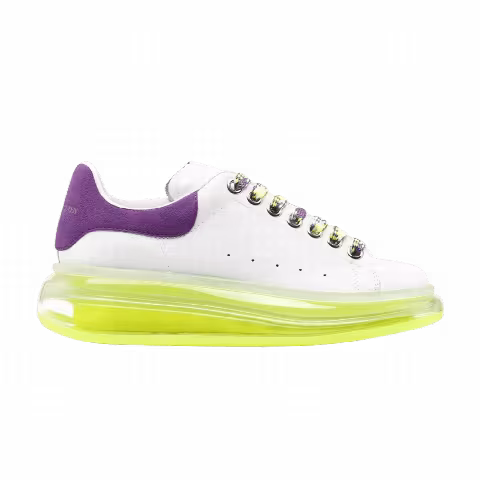 Alexander McQueen Wmns Oversized Sneaker 'White Neon'