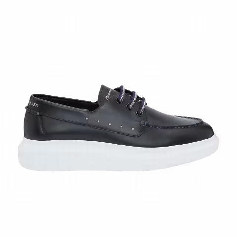 Alexander McQueen Oversized Boat Sneaker 'Black'
