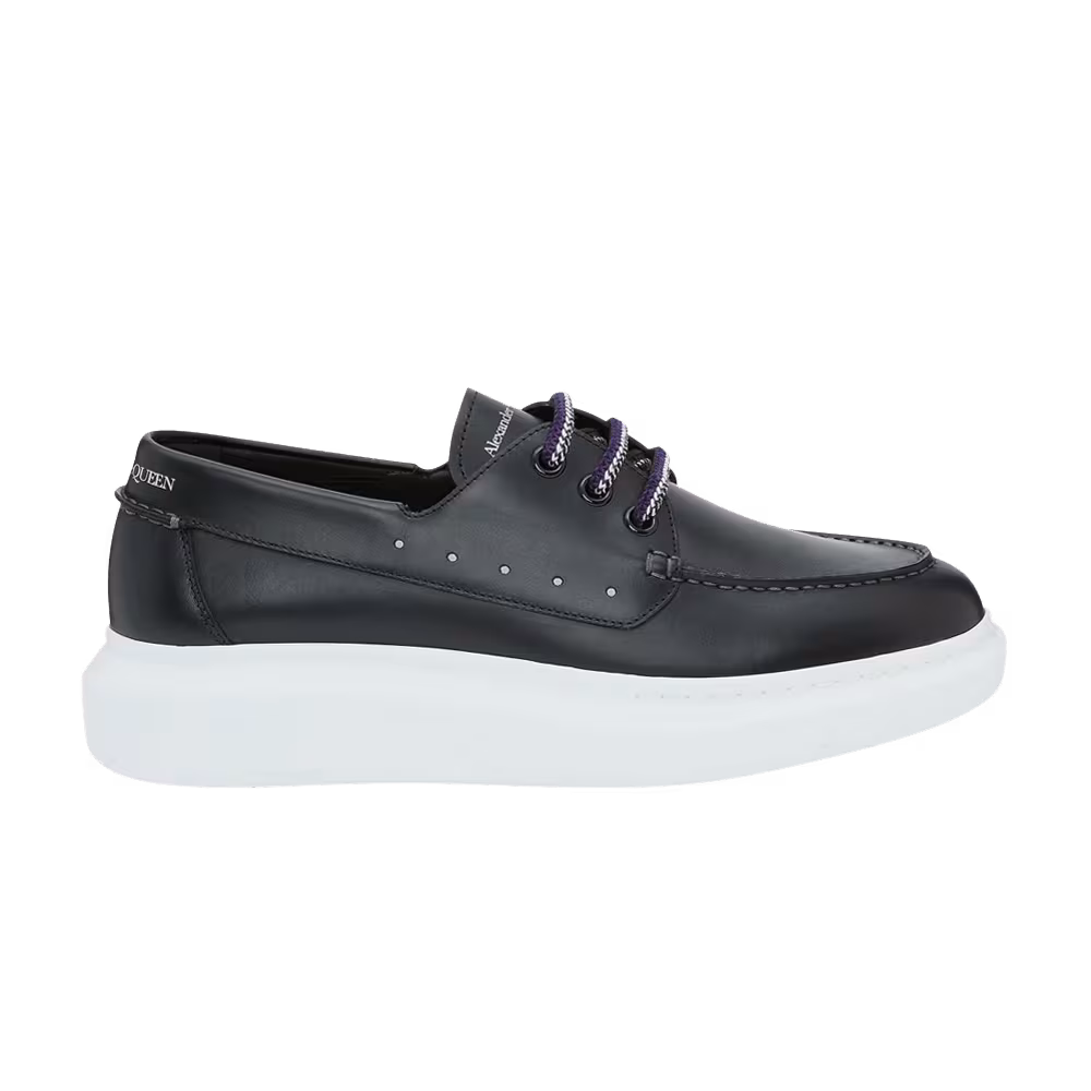 Alexander McQueen Oversized Boat Sneaker Black