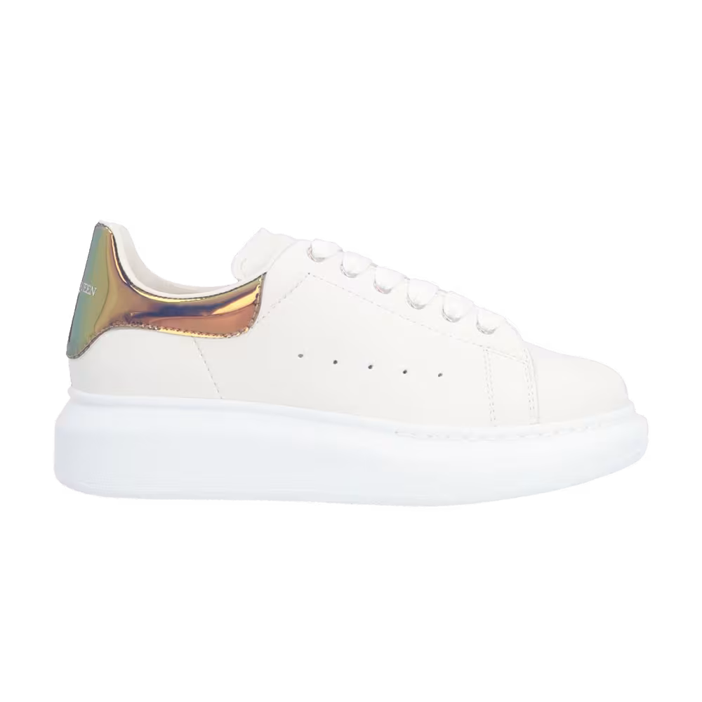 Alexander McQueen Oversized Sneaker Kids White Iridescent