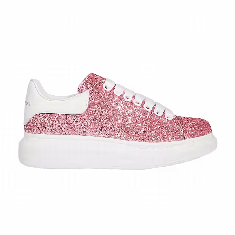 Alexander McQueen Wmns Oversized Sneaker 'Pink Glitter'