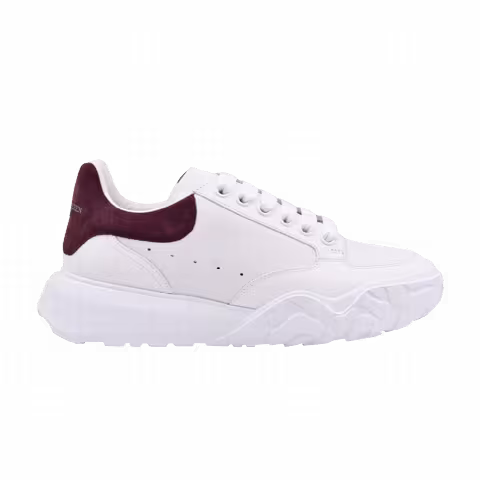Alexander McQueen Oversized Court Trainer 'White Burgundy'