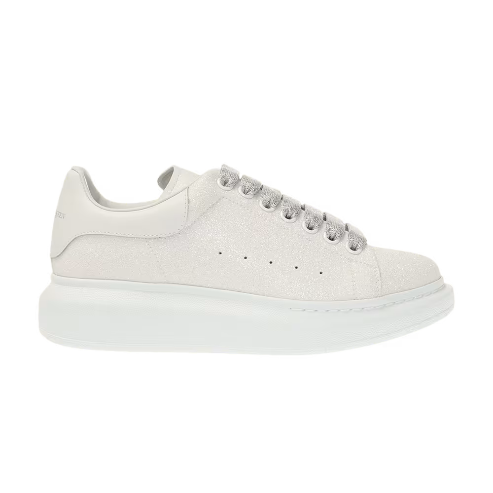 Alexander McQueen Oversized Sneaker Glitter - Cream