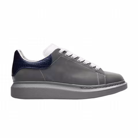 Alexander McQueen Oversized Sneaker 'Silver Navy'