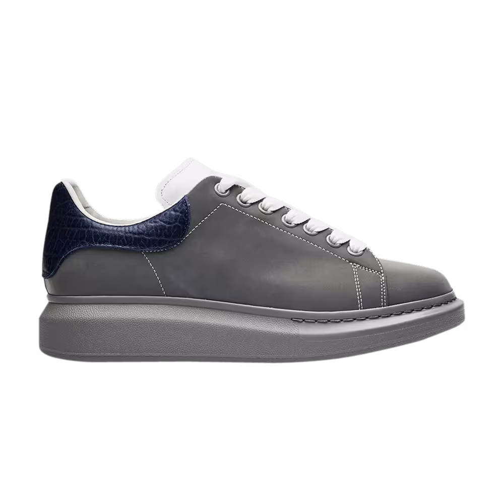 Alexander McQueen Oversized Sneaker Silver Navy