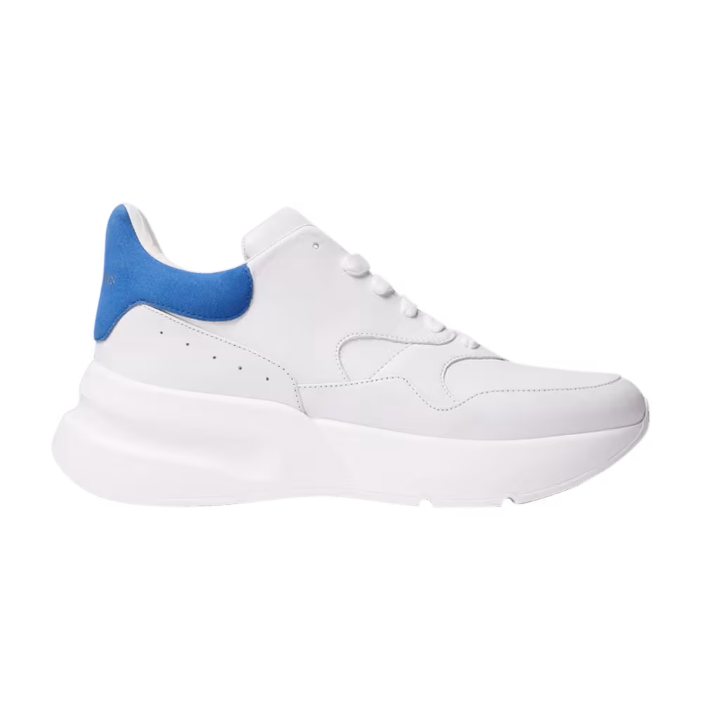 Alexander McQueen Oversized Runner White Electric Blue