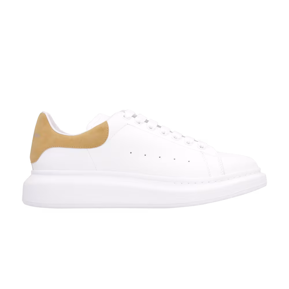 Alexander McQueen Oversized Sneaker White Camel