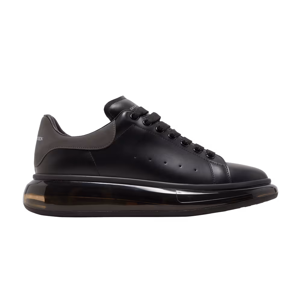 Alexander McQueen Oversized Sneaker Clear Sole - Black