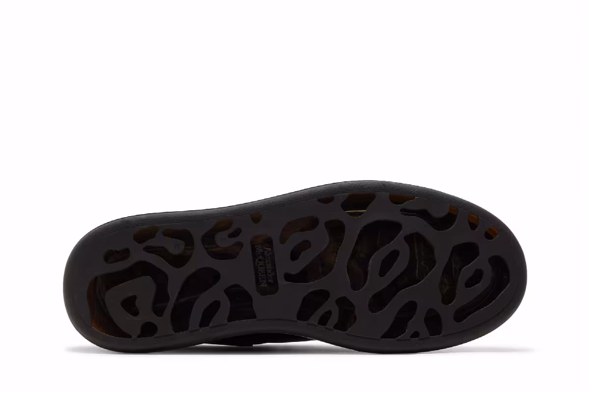 Alexander McQueen Oversized Sneaker Clear Sole - Black, view 5
