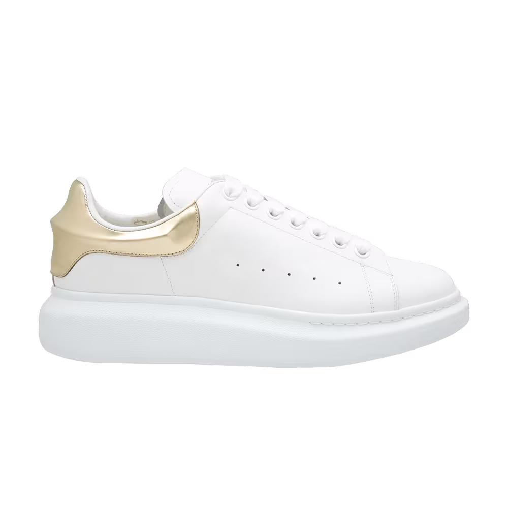 Alexander McQueen Oversized Sneaker White Gold