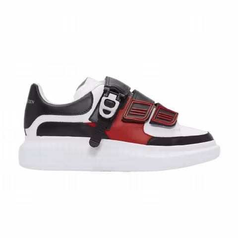 Alexander McQueen Velcro Oversized Sneaker 'White Black Lust Red'