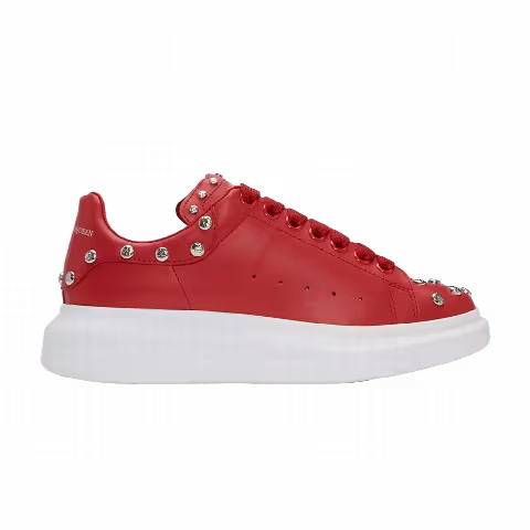 Alexander McQueen Studded Oversized Sneaker 'Red'