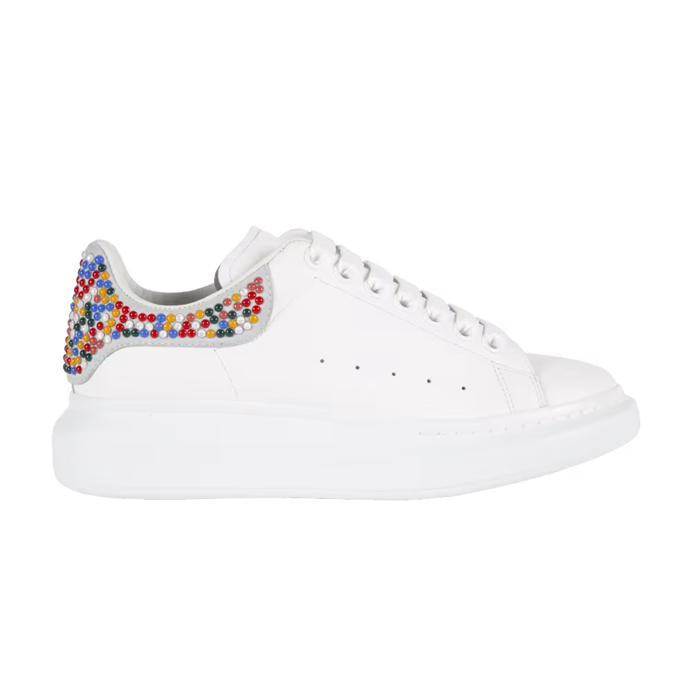 Alexander McQueen Oversized Sneaker White Rainbow