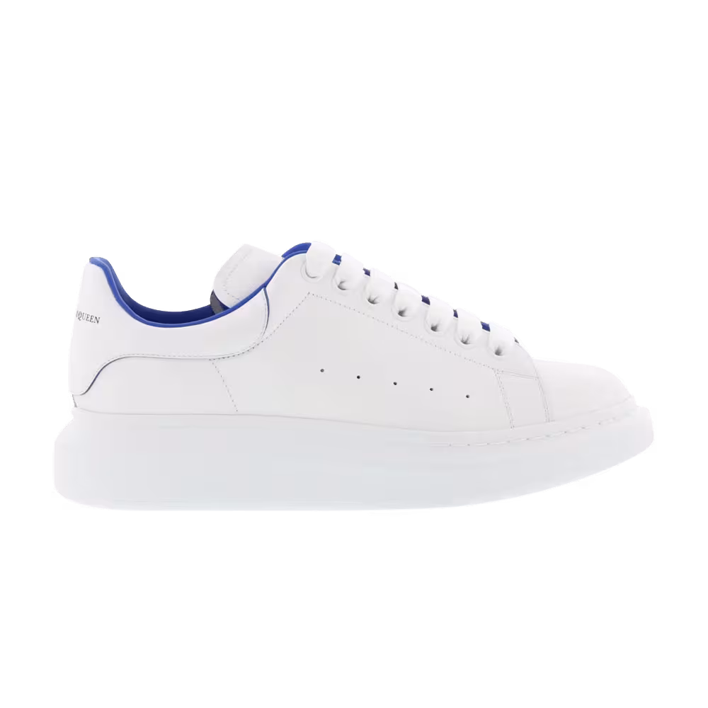 Alexander McQueen Oversized Sneaker White Ocean Blue Lining