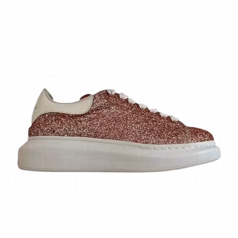 Alexander McQueen Wmns Oversized Sneaker 'Topaz White Glitter'