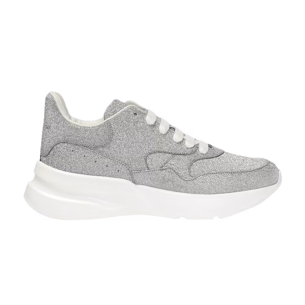 Alexander McQueen Oversized Runner Silver