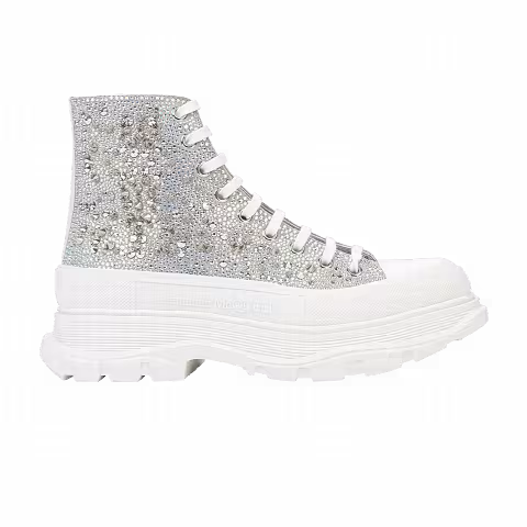 Alexander McQueen Tread Slick Boot 'Spike Rhinestone'