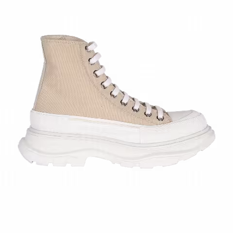 Alexander McQueen Tread Slick Boots 'Beige'